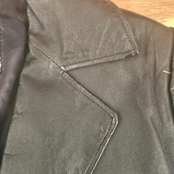 EUC KC Collections Leather Jacket, Size M - Picture 6 of 14